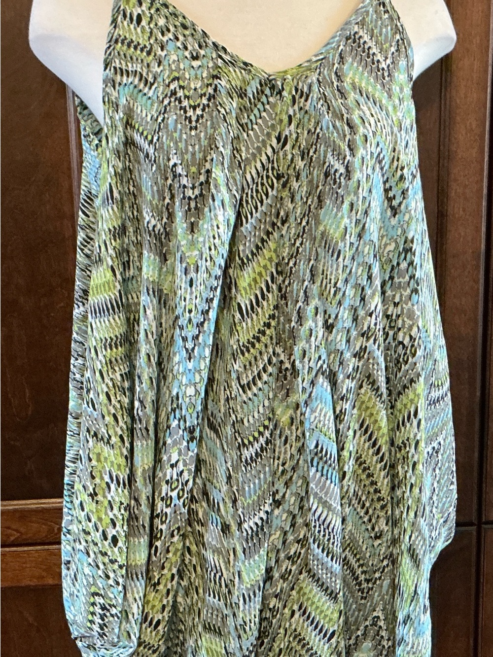 Gorgeous Flowing Animal-Print Swim Suit Cover-up *Never Worn